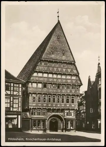 Ansichtskarte Hildesheim Knochenhauer-Amtshaus 1940