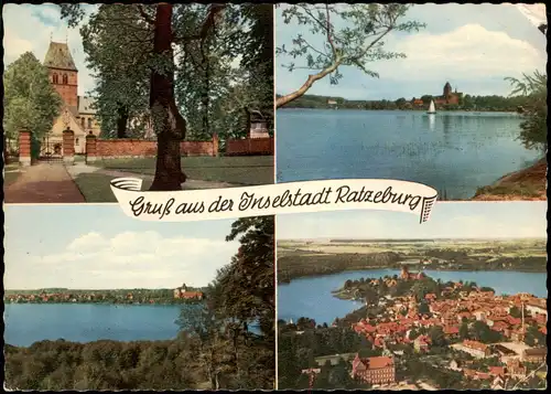 Ansichtskarte Ratzeburg 4 Bild: Stadtansichten 1962