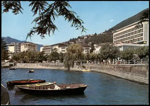 Ansichtskarte Locarno Scorcio panoramico Lungolago Panoramic View 1980
