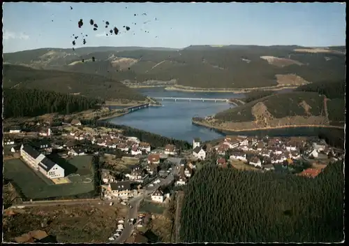 Ansichtskarte Altenau-Clausthal-Zellerfeld Luftbild 1967