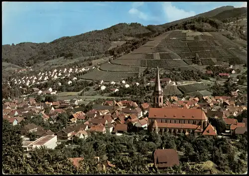 Ansichtskarte Kappelrodeck Panorama 1976