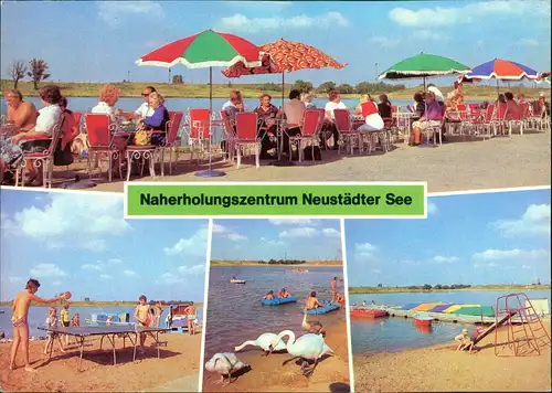 Ansichtskarte Magdeburg Naherholungszentrum Neustädter See 1986/1982