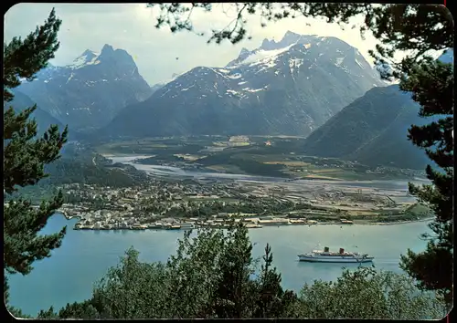 Norwegen Allgemein ANDALSNES NORWAY, Landschaft Panorama Norge 1970