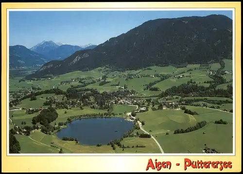 Aigen im Ennstal Panorama-Ansicht mit Putterersee Steiermark 2000
