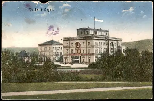 Ansichtskarte Bredeney-Essen (Ruhr) Villa Hügel 1918
