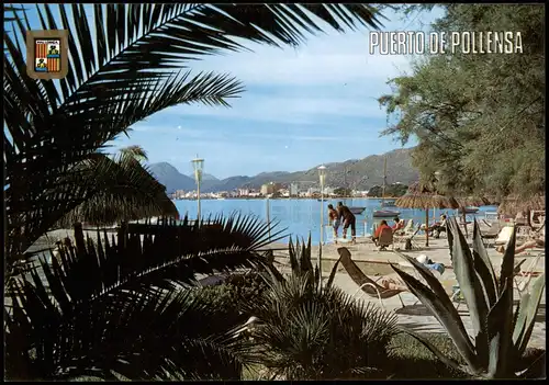 Postales Mallorca MALLORCA Puerto de Pollensa Vista parcial 1980
