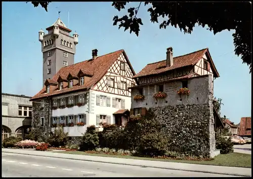 Ansichtskarte Arbon Strassen Partie am Römerhof 1980