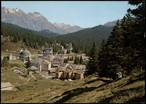 Ansichtskarte San Bernardino-Misox Mesocco | Mesauc Panorama-Ansicht 1970
