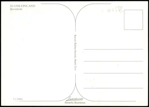 Postcard Rovaniemi Mehrbildkarte mit 3 Ortsansichten 2000