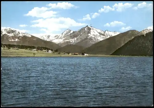 .Trentino-Südtirol Lago della Mutta Ortles Heidersee mit Ortles 1970