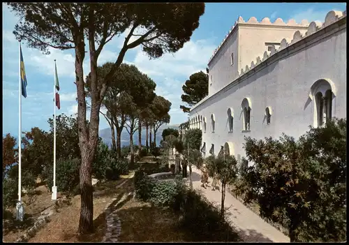 Cartoline Anacapri Villa San Michele 1980
