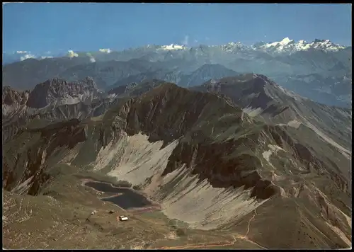 Brienz BE Brienzer Rothorn Blick gegen Eisee, Wanderwege  Brünig 1990