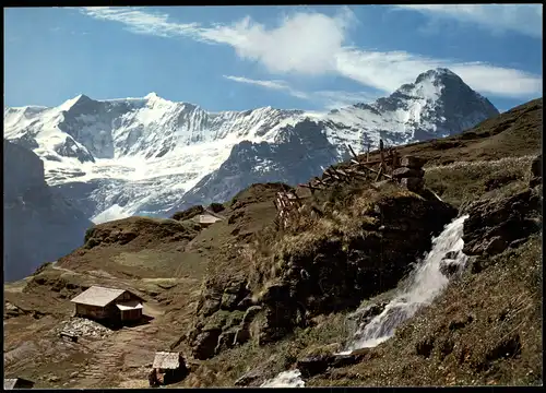 Grindelwald Grindelwald-First Bachläger mit Fiescherhorn und Eiger 1995