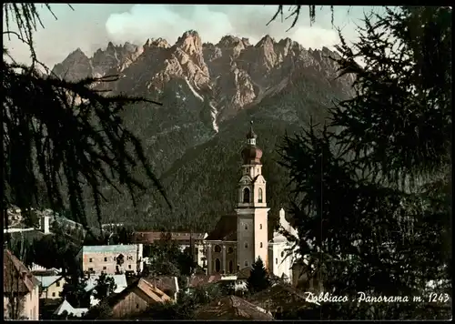 Cartoline Toblach Dobbiaco Panorama-Ansicht Dobbiaco 1961