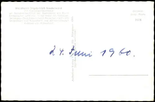 Ansichtskarte Rüdesheim (Rhein) Seilbahn und Stadt 1960