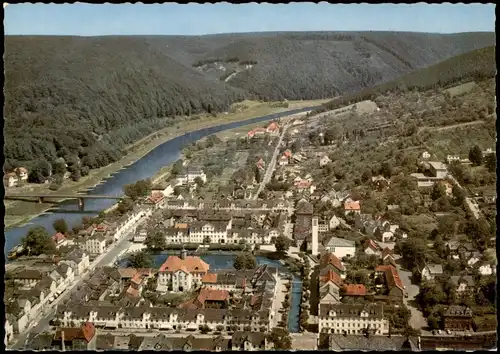 Ansichtskarte Bad Karlshafen Luftbild 1963