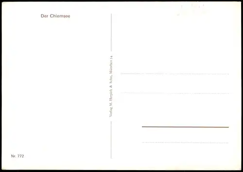 Ansichtskarte Chiemsee Chiemsee (See) aus der Vogelschau 1979