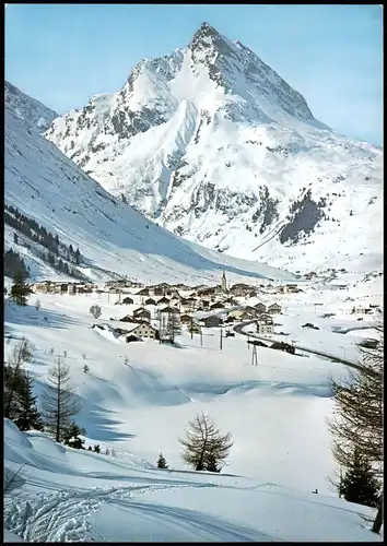 Ansichtskarte Galtür Panorama Ansicht Paznauntal Tirol 1990