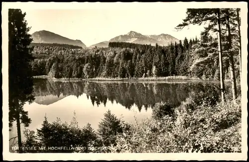 Ansichtskarte Hochfelln Tüttensee mit Hochfelln 1934