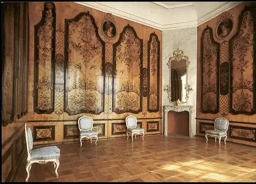 Ansichtskarte Potsdam Neue Kammern, Intarsienkabinett Sanssouci 1988