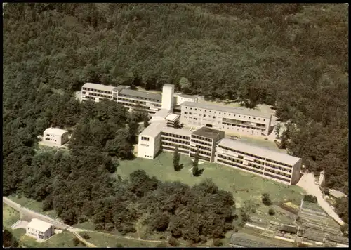 Donaustauf Heilstätte Donaustauf vom Flugzeug aus, Luftaufnahme 1966