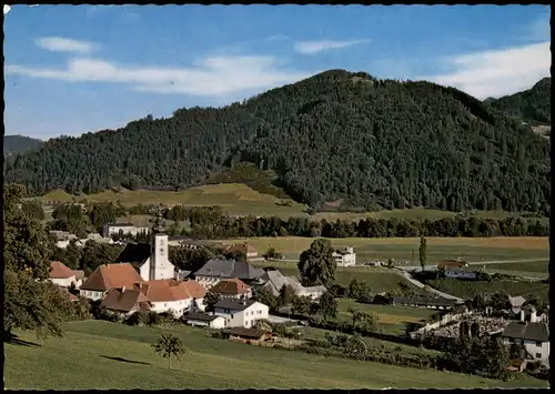 Ansichtskarte Viechtwang Ortspanorama, Almtal 1980