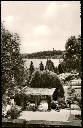 Ansichtskarte Insel Mainau-Konstanz Parkanlage, Bodensee 1957
