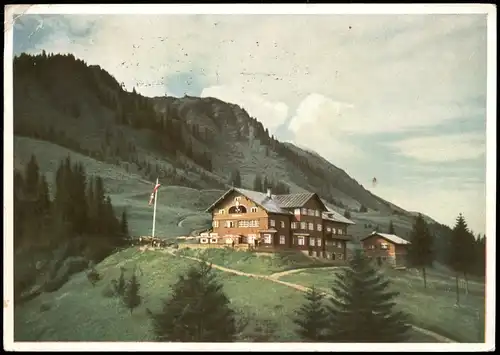 Ansichtskarte Oberstdorf (Allgäu) Alpenhotel Schönblick 1943