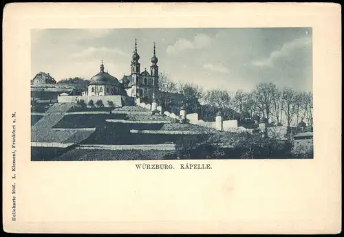 Ansichtskarte Würzburg Käppele Wallfahrtskirche Mariä Heimsuchung 1900