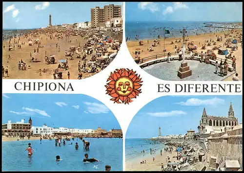 Postales Chipiona Strandansichten - 4 Bild 1978