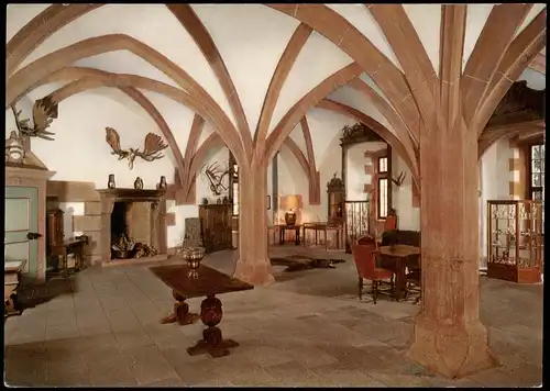 Ansichtskarte Büdingen Schloßmuseum - Saal 1982