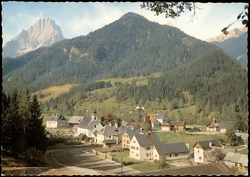 Ansichtskarte Hinterstoder Ortsansicht mit Spitzmauer (2440 m) 1980
