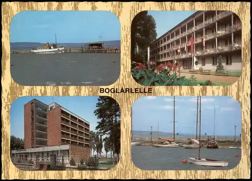 Boglarlelle BOGLÁRLELLE Бoглaрлэллэ Mehrbildkarte 4 Ansichten 1980