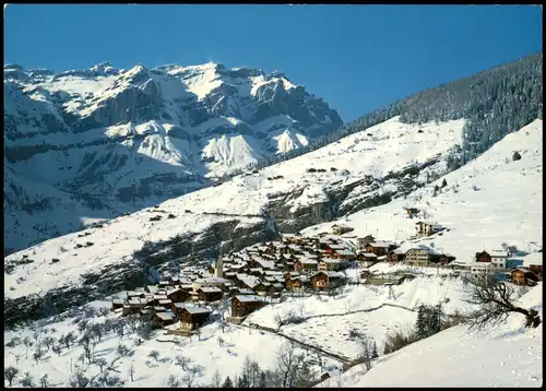 Ansichtskarte Albinen Panorama-Ansicht, Daubenhorn 1980