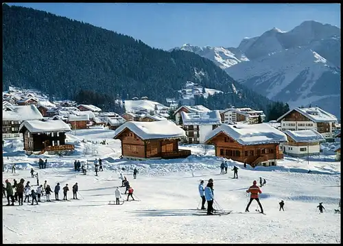 Ansichtskarte Verbier Berg-Panorama Verbier et le massif des Combins 1980