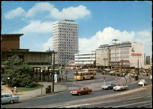 Ansichtskarte Bochum Am Hauptbahnhof 1971