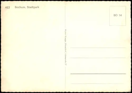 Ansichtskarte Bochum Stadtpark 1971