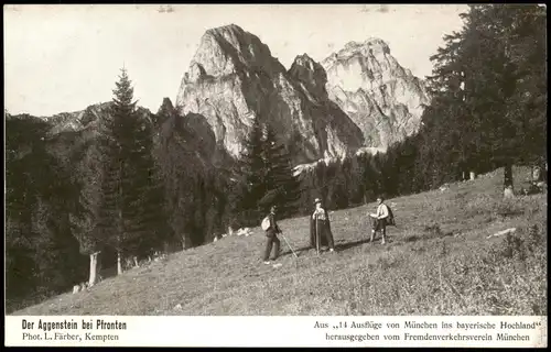 Ansichtskarte Aggenstein Der Aggenstein bei Pfronten 1920