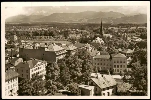 Ansichtskarte Rosenheim Panorama-Ansicht 1942