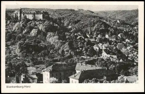 Ansichtskarte Blankenburg (Harz) Panorama-Ansicht 1930