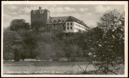 Ansichtskarte Ballenstedt (Harz) Schloss (Castle) 1920