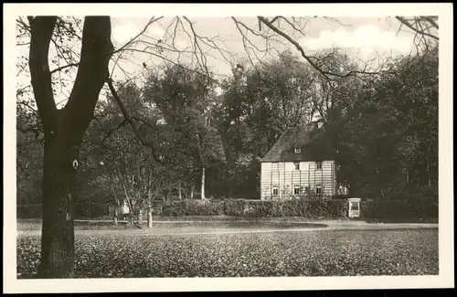 Ansichtskarte Weimar Goethes Gartenhaus im Park 1933