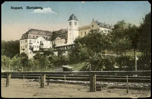 Ansichtskarte Boppard Partie am Marienberg 1910