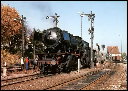 Historische Dampflokomotive Personenzug-Dampflok Baureihe 23 023 der DB 1980