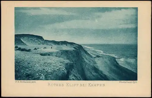 Ansichtskarte Kampen (Sylt) Rothes Kliff 1907