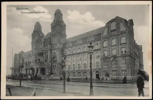 Ansichtskarte Bochum Knappschaftsgebäude. 1918