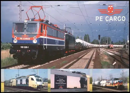 Ansichtskarte  Eisenbahn-Bahn-Wesen & Verkehr: Güterzug PE CARGO 2004