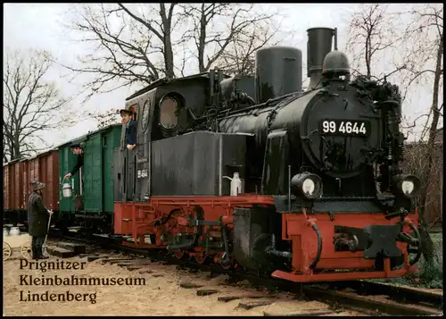 Verkehr & Eisenbahn Dampflokomotive Güterzug nach Pritzwalk im Lindenberg 1990