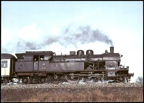 Ansichtskarte  Verkehr & Eisenbahn Dampflokomotive der Baureihe 78 1980