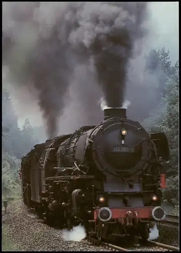 Ansichtskarte  Motiv-AK Eisenbahn Lokomotive Dampflokomotive 1975